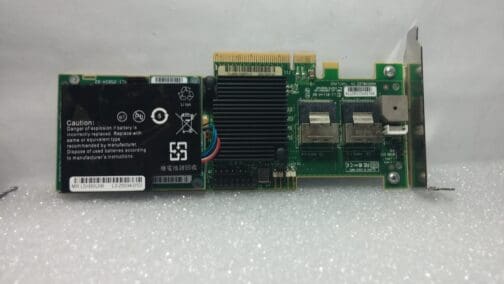 LSI L3-01144-10A 8708EM2 MegaRAID SAS LP 8-Port Raid Controller Card w/ BBU