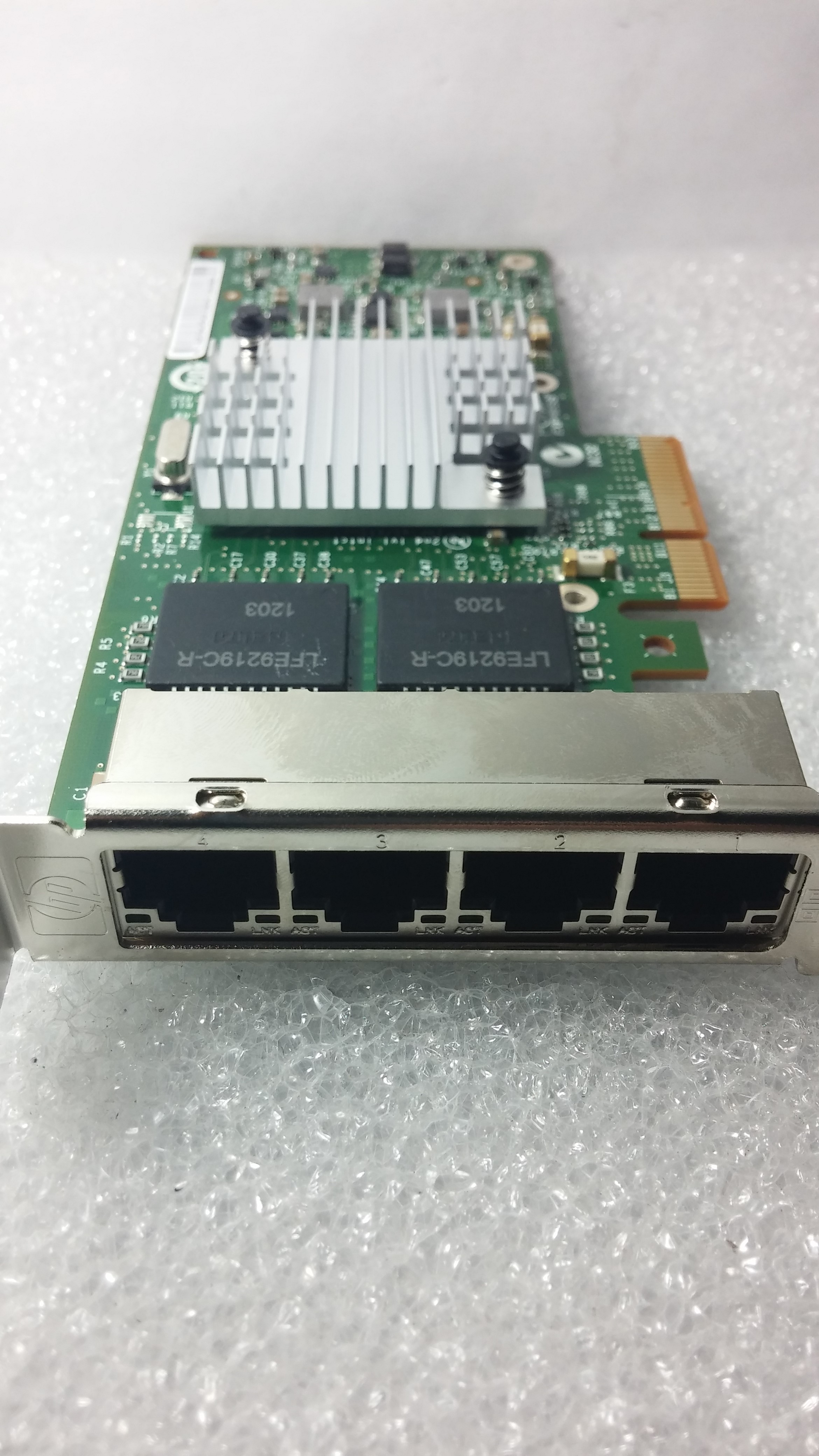 HP NC365T PCI-E 4 Port Gigabit Ethernet Server Adapter LOW PROFILE ...