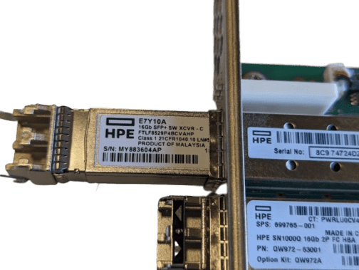 HP QLE2662-HP 16Gb Dual Port HBA QW972-63001 FH w/ SFPs 699765-001 - Image 5