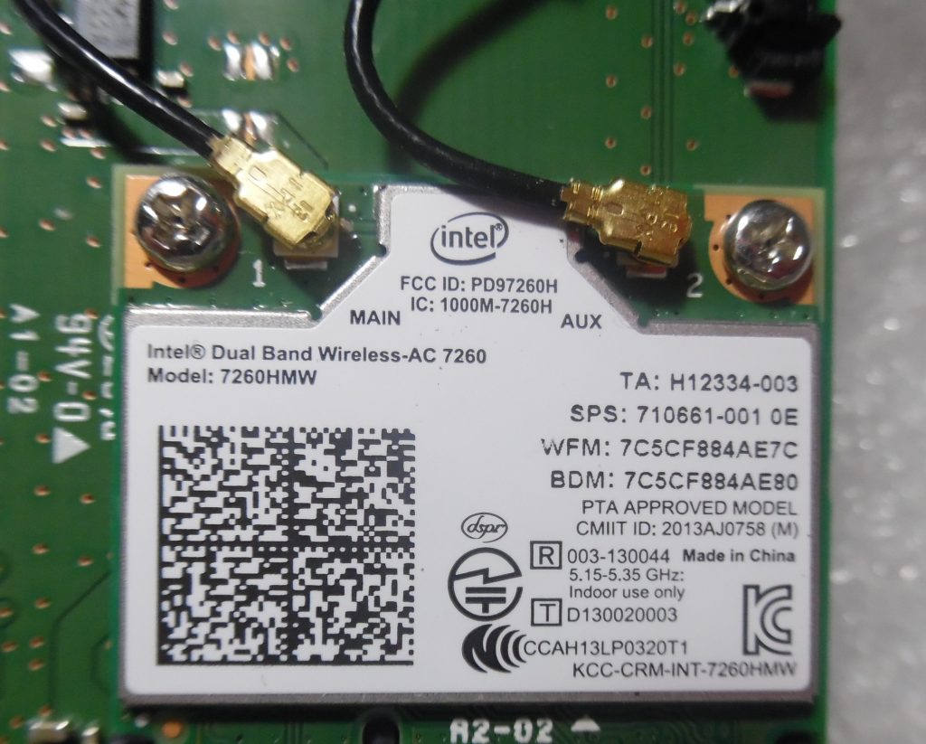 Intel Dual Band Wireless Ac 7260