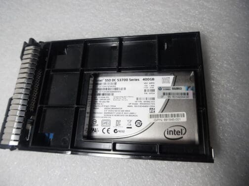 HP 691845-001 SSDSC2BA400G3P Intel S3700 Series 400GB 2.5 SSD w/ Adaptable Tray - Image 2