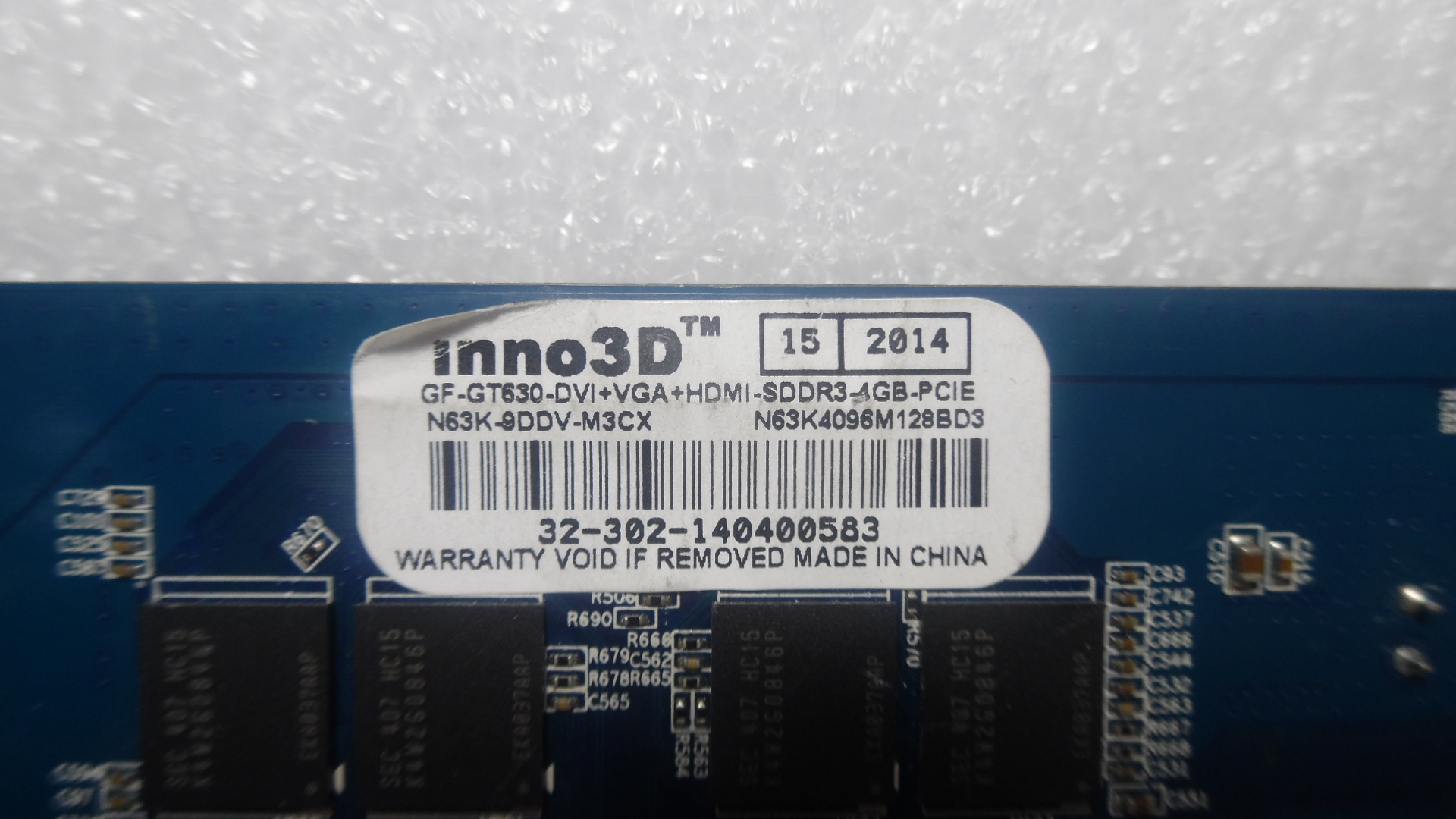 INNO3D nVIDIA GT 630 128 Bit 4GB DDR3 Graphics Card Garland