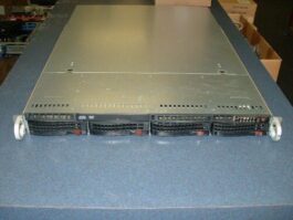 Supermicro 1U Server X9DRI-LN4F 2x E5-2650 V2 2.6ghz 16 Cores 32gb 4xTrays