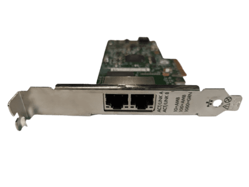 HP Ethernet Gigabit 2 Port 361T Adapter PCI-e 656241-001 652495-001 Full Height - Image 2