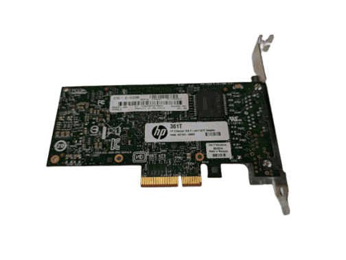 HP Ethernet Gigabit 2 Port 361T Adapter PCI-e 656241-001 652495-001 Full Height - Image 3