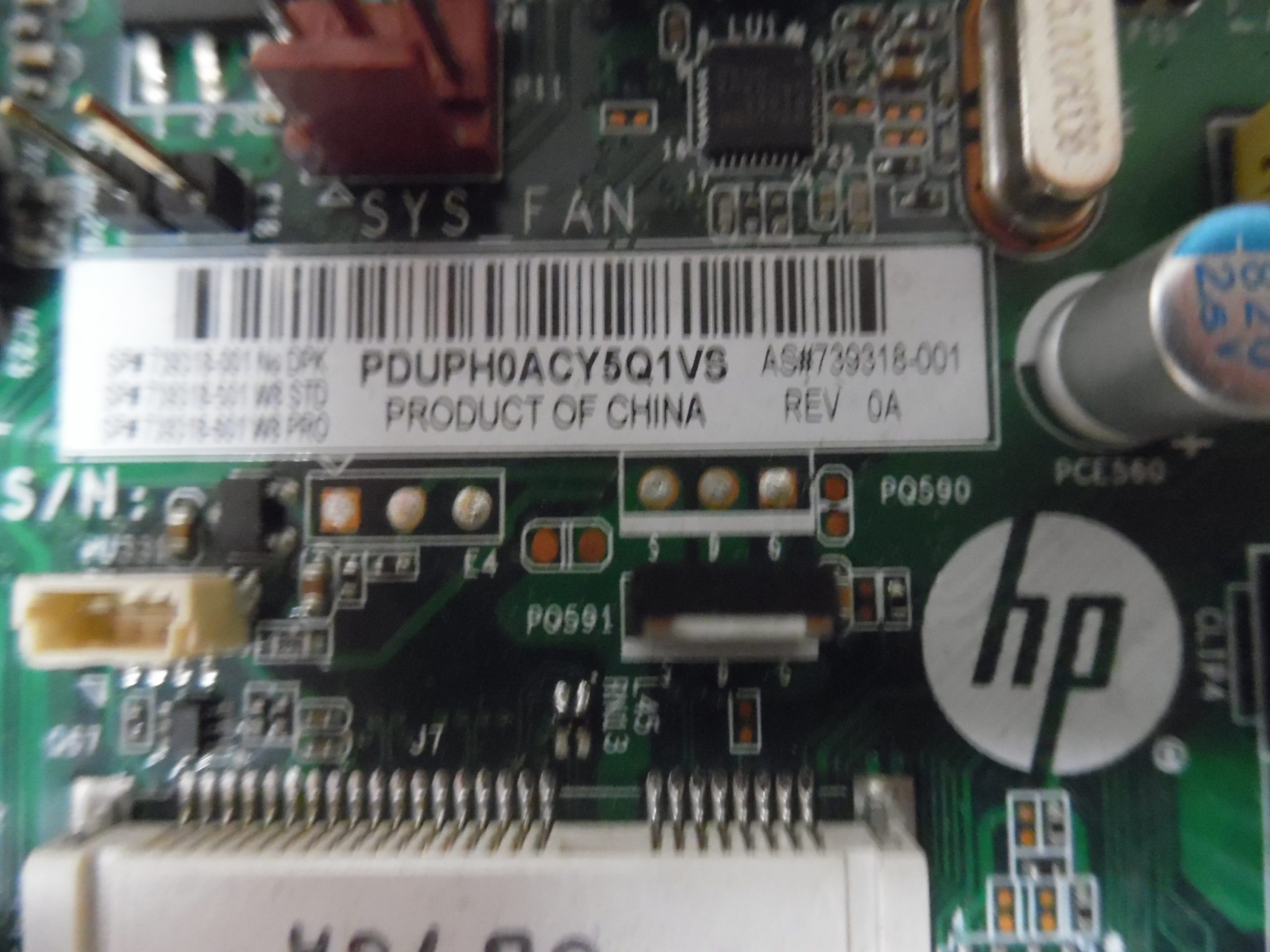 Hp 739318 001 Motherboard Amd A4 5000 150 Ghz With Io Shield