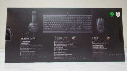 Razer Power Up Bundle Cynosa/Keyboard Viper/Mouse Kraken/Headset - Image 2