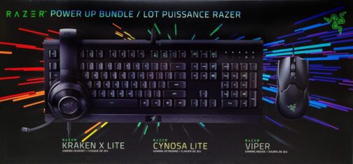 Razer Power Up Bundle Cynosa/Keyboard Viper/Mouse Kraken/Headset