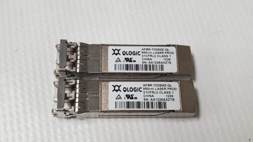 Lot of 2 QLogic 10Gb SFP Transceiver AFBR-703SMZ-QL