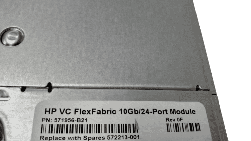 HPE VC FlexFabric 10Gb/24-Port Blade Module 571956-B21 572213-001 - Image 3