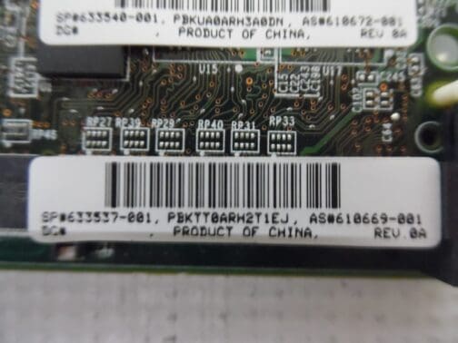 HP 633537-001 P222 6Gb/s 512MB RAID Controller Card Full Height w/ Battery - Image 3