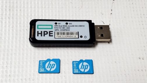 HPE Dual 8Gb microSD EM USB Kit 741281-003 870891-001 - Image 2