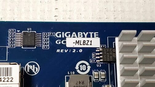 Gigabyte Dual Port 10Gb Network Card w/ SFPs HH GC-MLBZ1 - Image 3