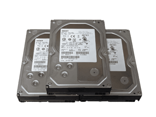 LOT OF 3 HGST HUS724030ALS640 3TB SAS 3.5" Hard Drive 0B26913