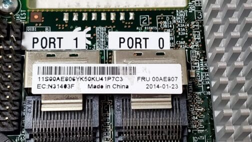 IBM M5110 8 Port 6Gb Raid Controller 00AE807 / 90Y4449 / 81Y4481 No Battery FH - Image 2