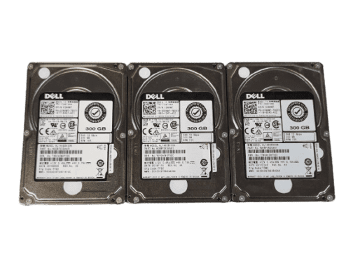 LOT OF 3 Dell 03NKW7 300GB 2.5" SAS 12Gb/s Server Hard Drive AL14SEB030N