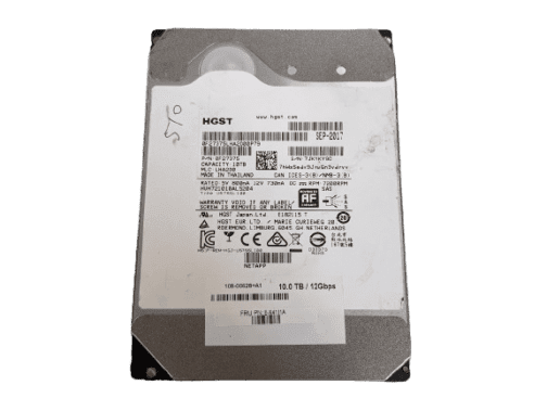 HGST/NetApp 10TB 0F27375 SAS 3.5" 12Gb/s Hard Disk Drive HUH721010AL5204