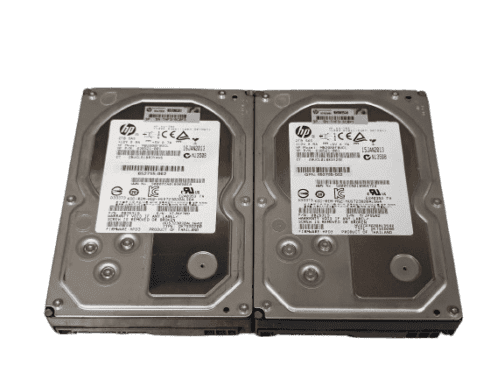 LOT OF 2 HP 2TB SAS 6gb/s MB2000FBUCL 3.5" Server Hard disk Drive 638521-001