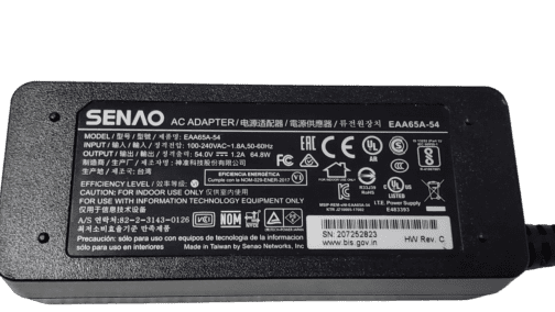 Senao Watchguard AC Power Adapter w/ Power Cable EAA65A-54 - Image 2