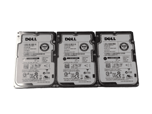 LOT OF 3 Dell 600GB 15K 4J5P1 SAS 2.5" 6Gb/s Server Hard Drive HUC156060CSS204