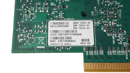 HP 544+QSFP 2 Port 10Gb/40Gb SFP Adapter 764616-001 764736-001 FH Bracket w/SFPs - Image 3