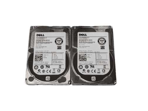 LOT OF 2 Dell 250GB HC79N SATA Enterprise Hard Drive ST9250610NS