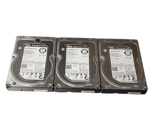 LOT OF 3 Dell 1TB P3HC0 3.5" SAS Server Hard Drive ST1000NM0023