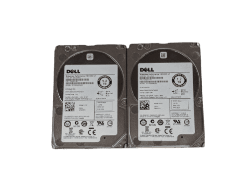 LOT OF 2 Dell 1.2TB RMCP3 SAS 2.5" 6Gb/s 10K Enterprise Hard Drive ST1200MM0007