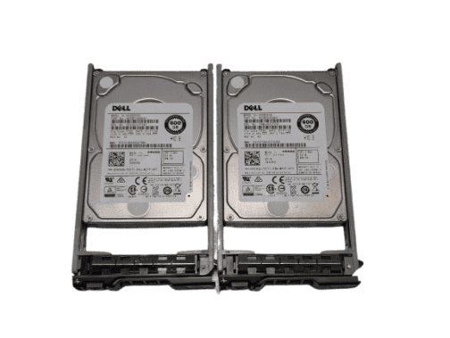 LOT OF 2 Dell 0453KG 600GB 10K 2.5" SAS 12Gbps Enterprise HDD AL14SEB060N w/Tray