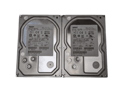 LOT OF 2 HGST 2TB 3.5" SAS Server Hard Drive HUS723020ALS640 0B26343 512 Format