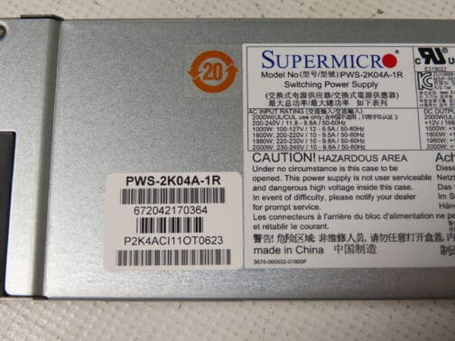 Supermicro SYS-7048-GR-TR X10DRG-Q 2x E5-2697A v4  512GB 8x 3.5 Trays 2x 2000w - Image 11