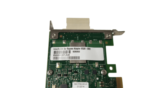 Intel X520-SR2 Server Bypass Adapter X520SR2BPLBLK 926093 HH Bracket - Image 3