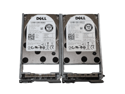 LOT OF 2 Dell 96G91 600GB 2.5" 6Gb/s SAS Server Hard Drive WD6001BKHG with Tray