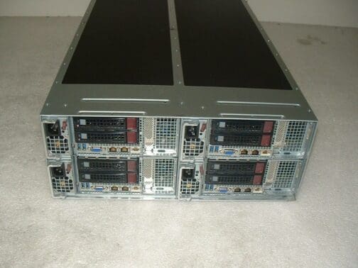 Supermicro 4U 32x 3.5 Bays 4-Nodes / 8x E5-2680 v3 2.5Ghz / 512gb Ram / 9207-8i - Image 3