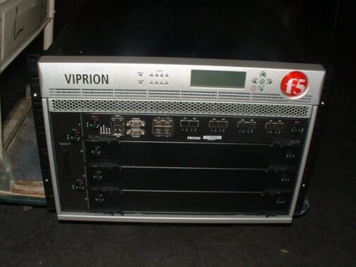 F5 VIPRION 4 Application Delivery Controller (ADC) With 1 Each PB200N Blade