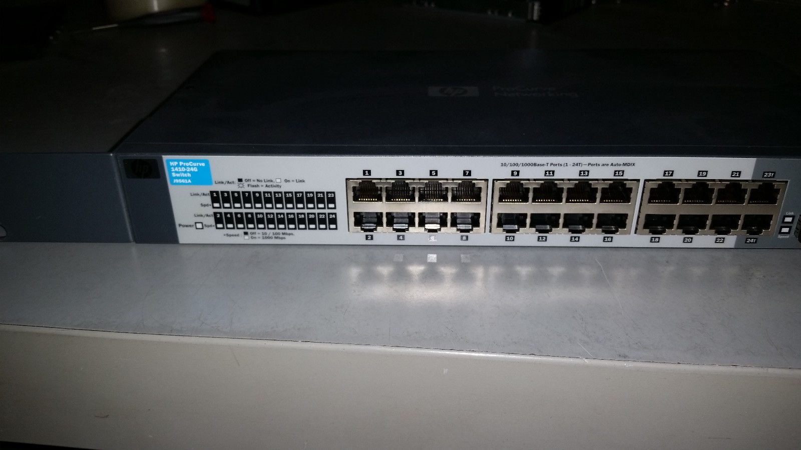 Hp 1410 24g switch j9561a настройка