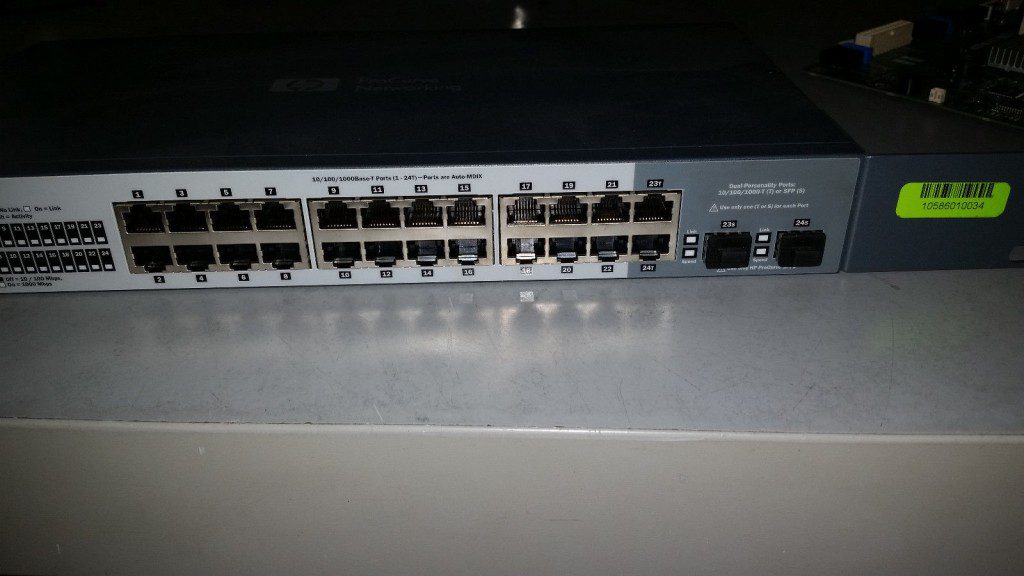 Hp 1410 24g switch j9561a настройка